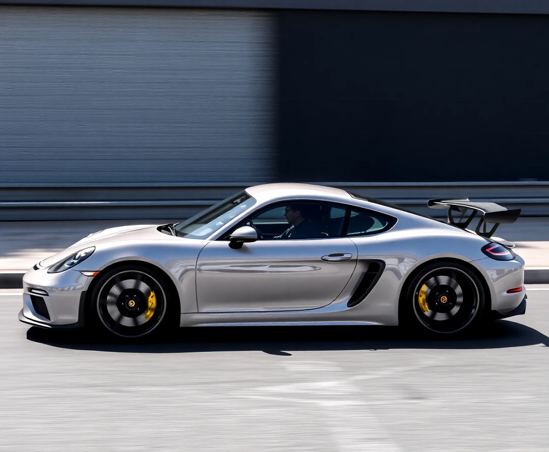 Porsche 718 Cayman GT4 RS, vue de profil